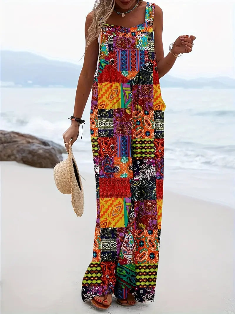 Novi™ | Jumpsuit med farveblokke