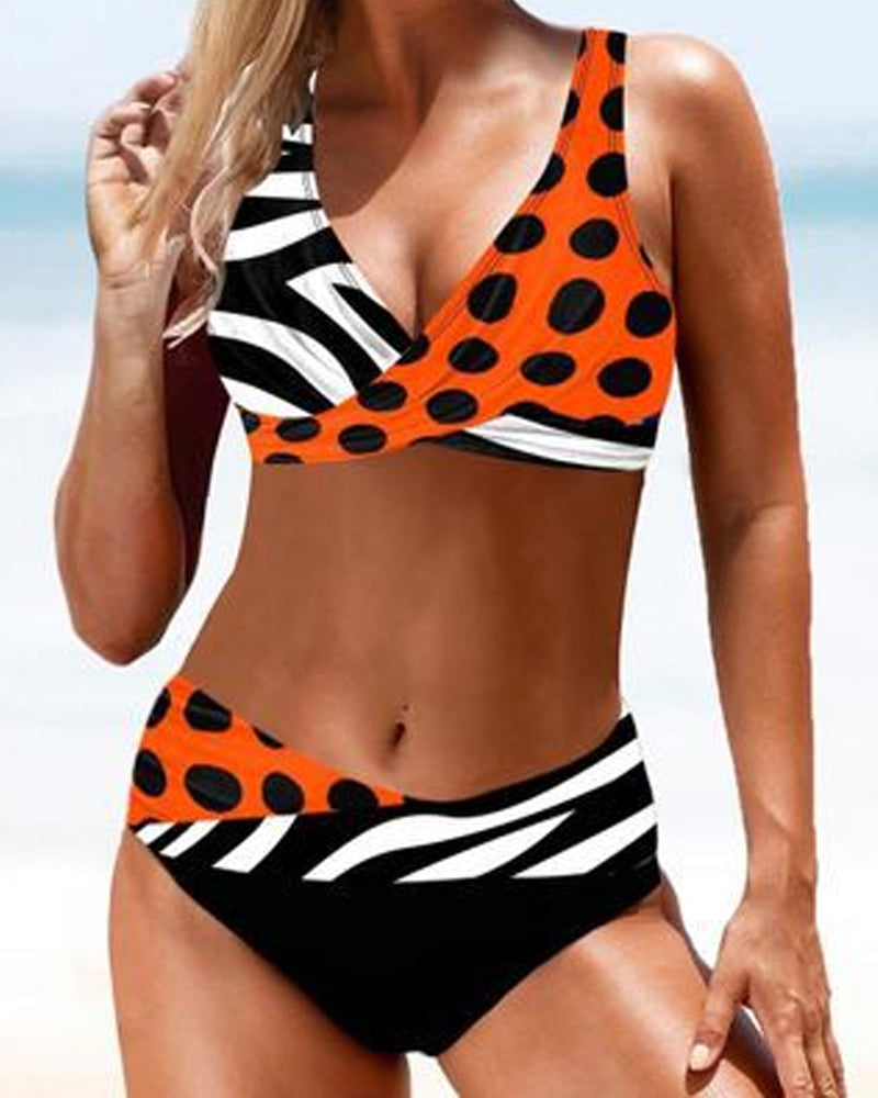 Eva - Farverig Bikini