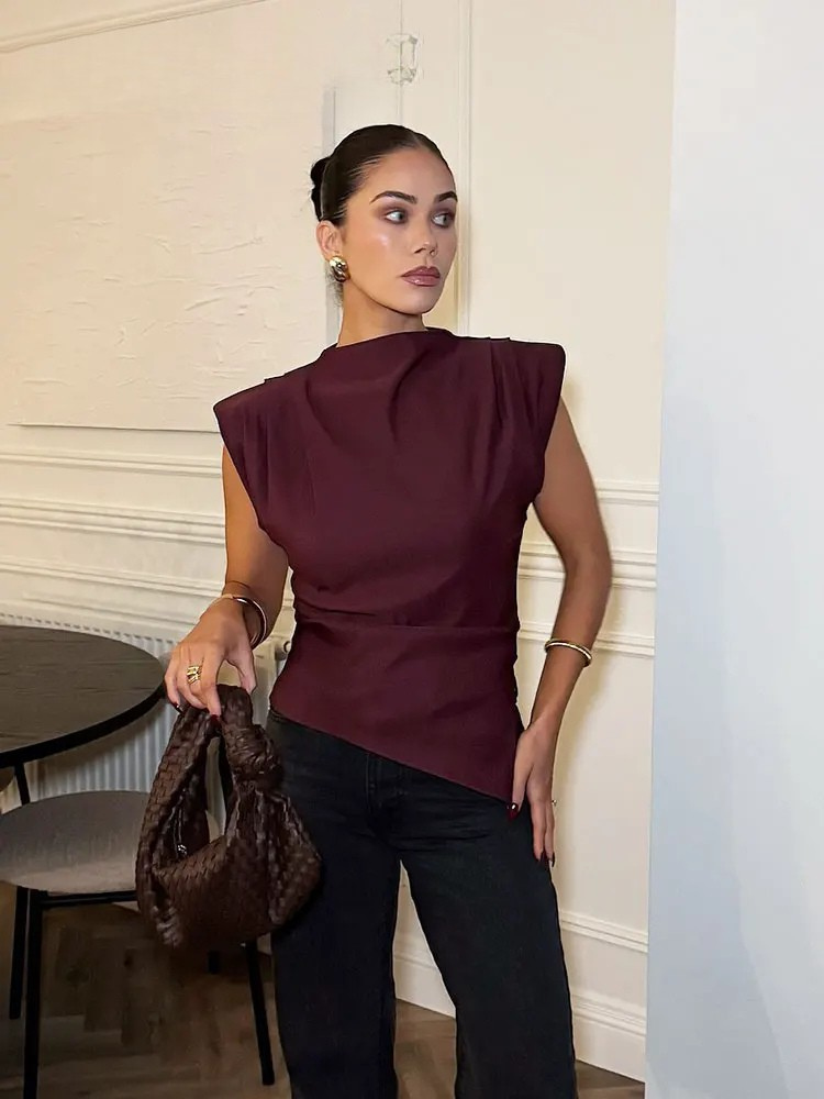 Greta™ | Old Hollywood Vintage Ærmeløs Top