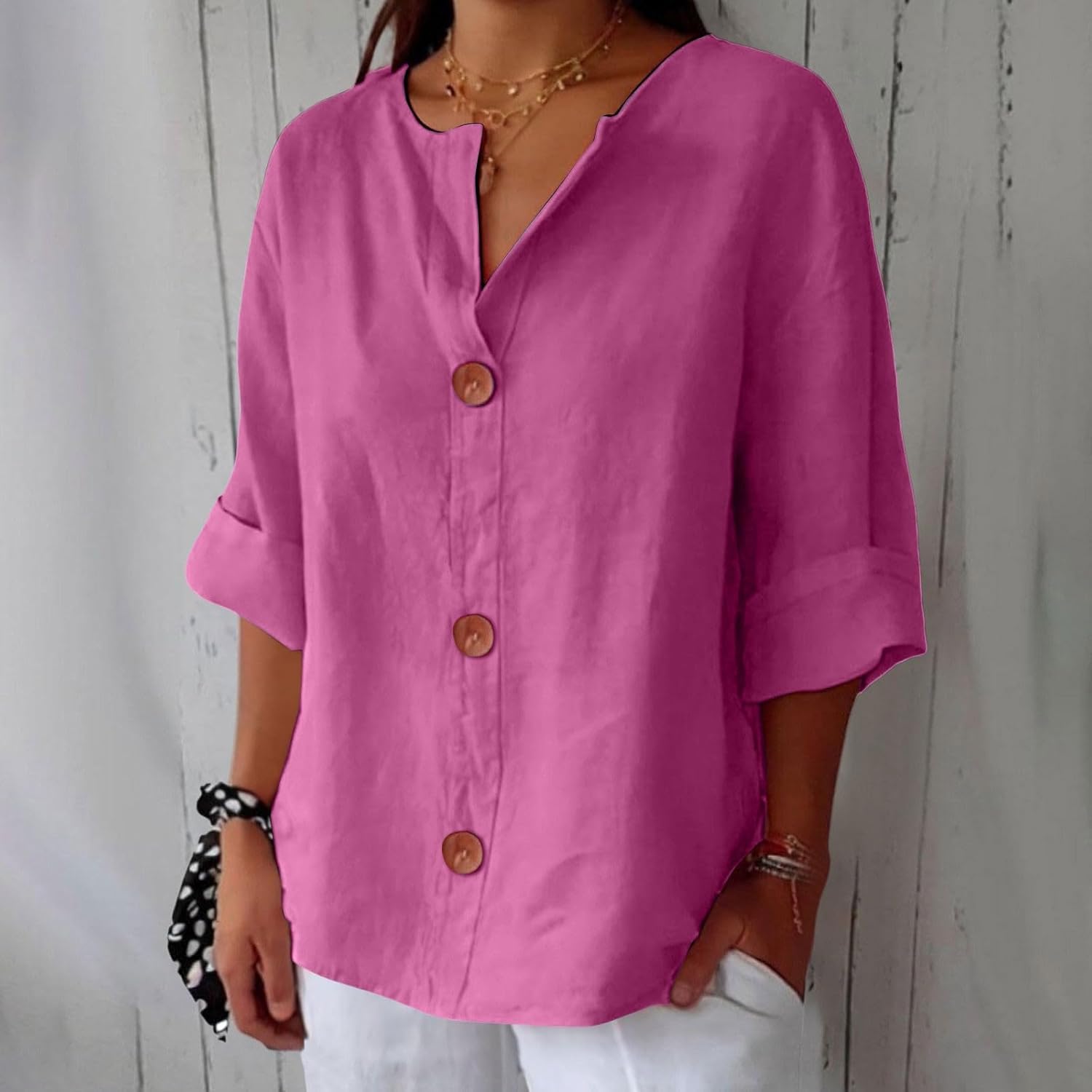 Vivian™ | Afslappet linnebluse for tidløs elegance