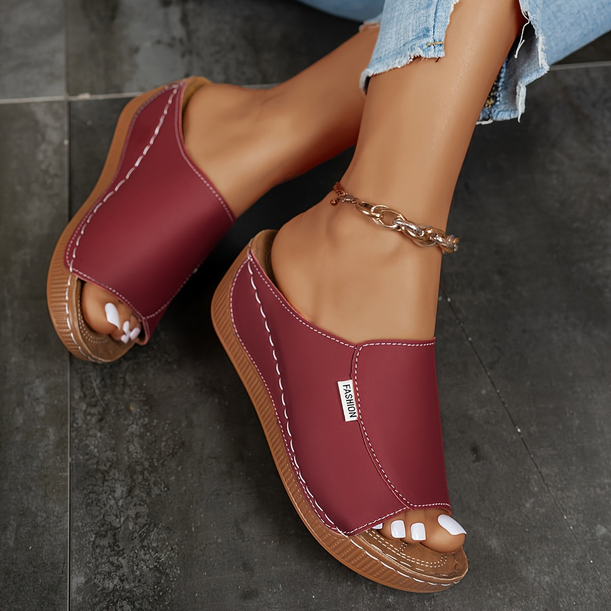 ORTHOCOMFORT™ | sandal med 6 cm komfortsål