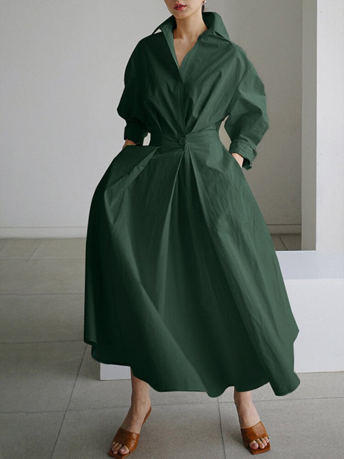 Maria™ | Tidløs Lang Kjole