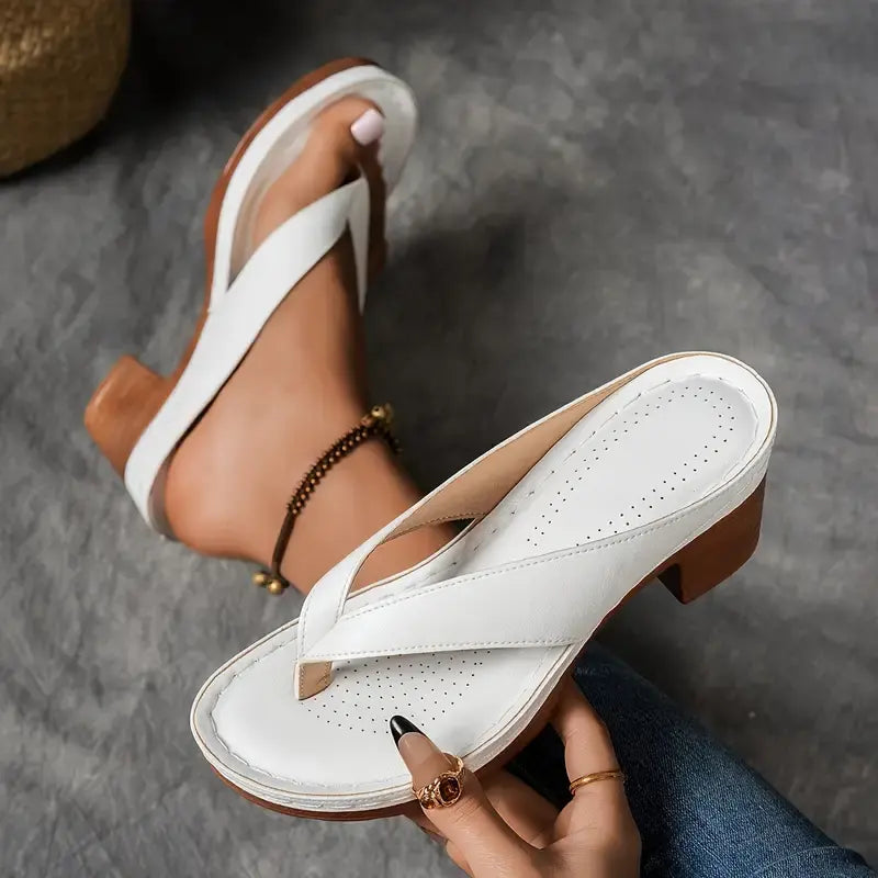 Maiken | Ortopædiske Slippers med Hæl