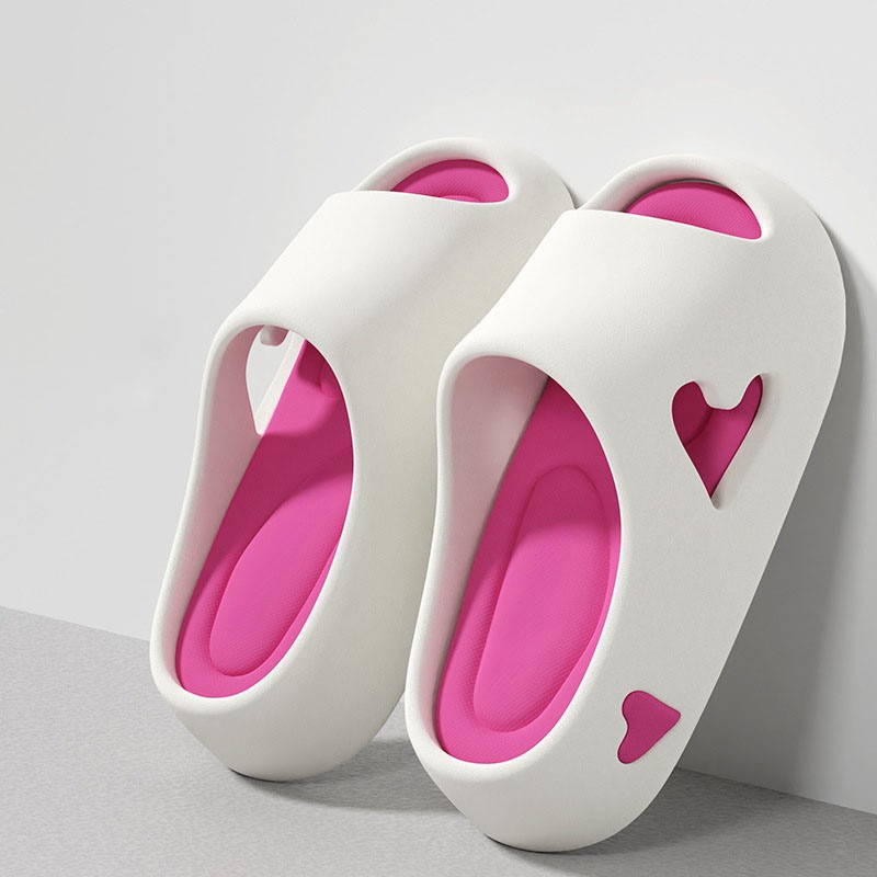 Freja | Skybløde Flip Flops med Legende Hjerteform