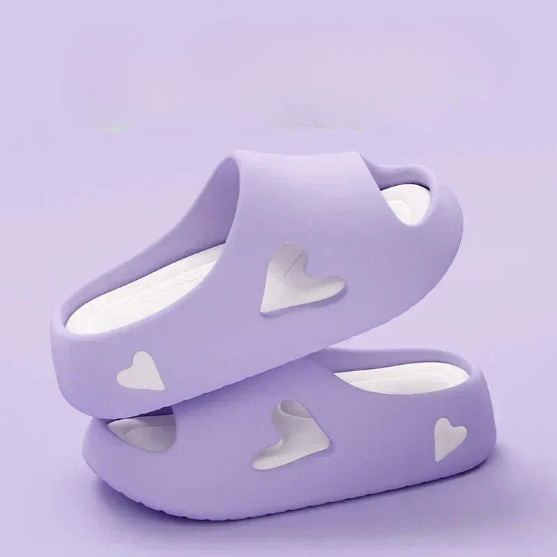 Freja | Skybløde Flip Flops med Legende Hjerteform