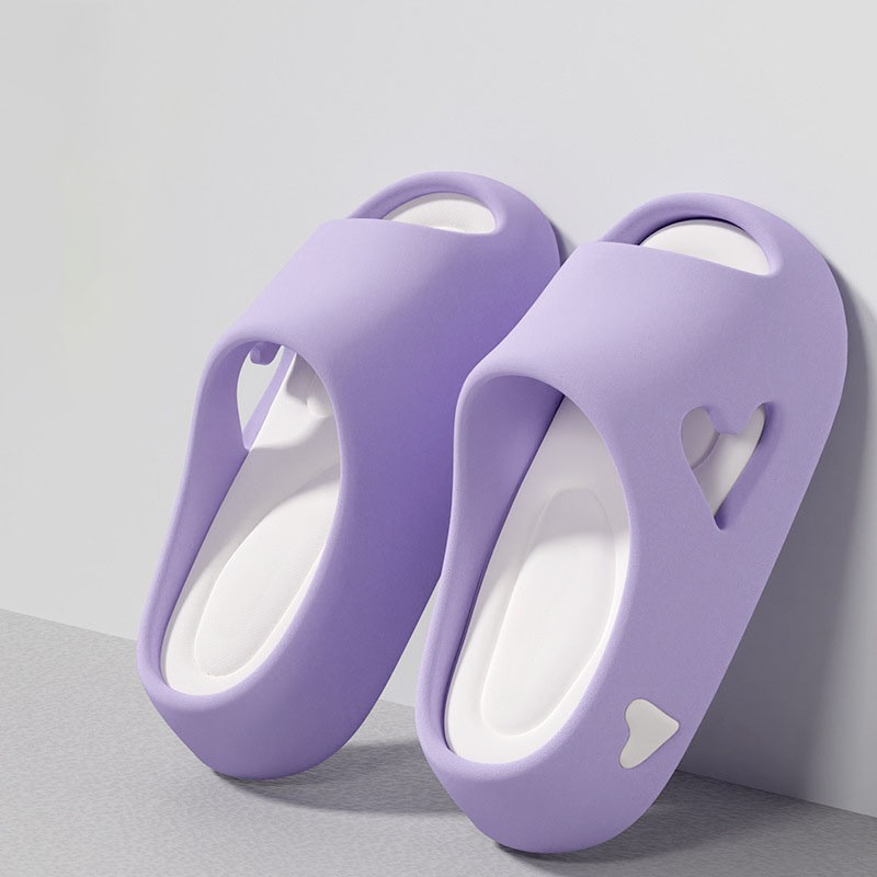 Freja | Skybløde Flip Flops med Legende Hjerteform
