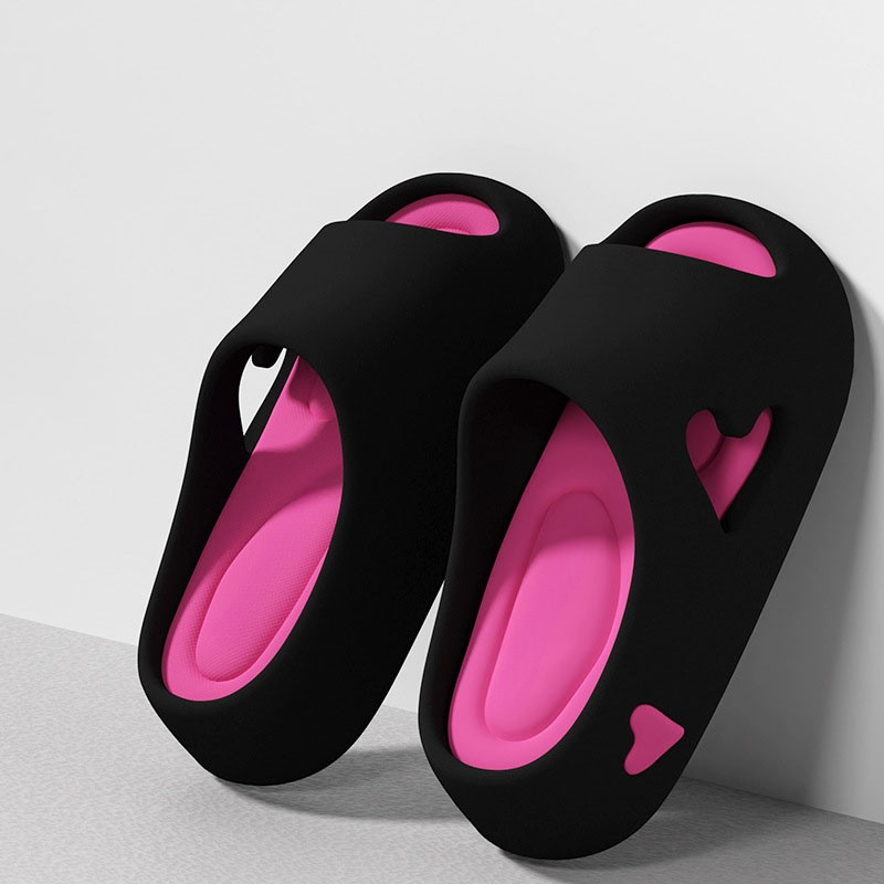 Freja | Skybløde Flip Flops med Legende Hjerteform