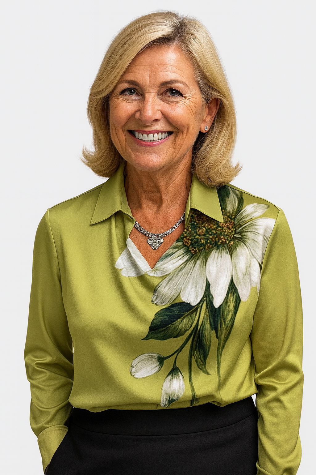 HELENE™ | Silkeblød satinbluse