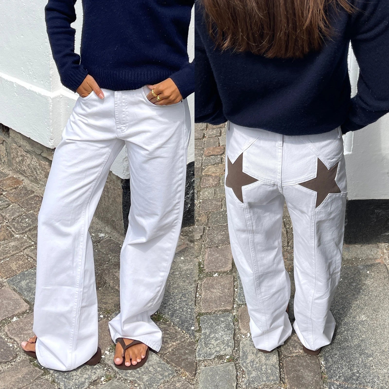 Romina | Jeans med Stjernedetaljer