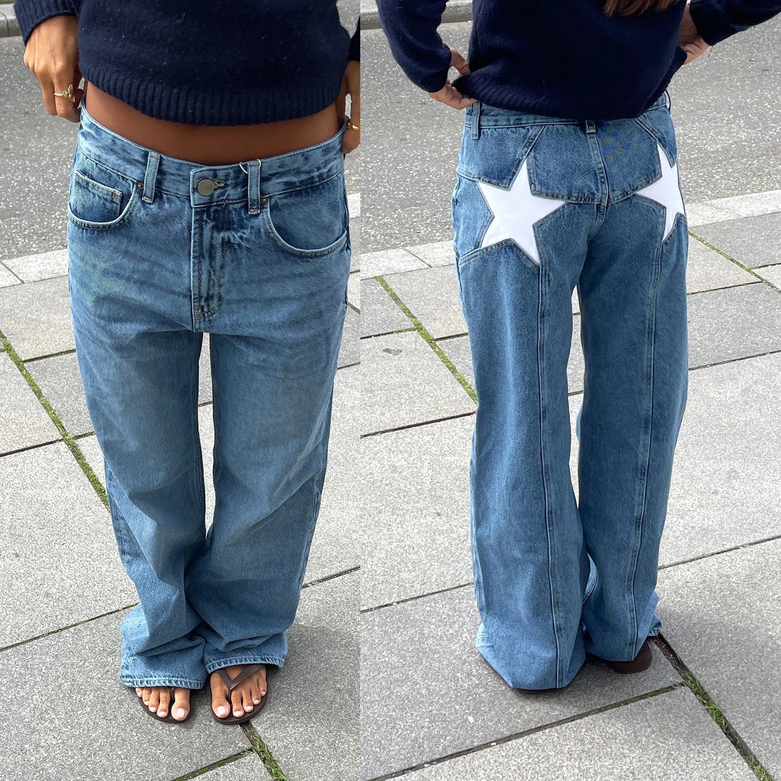 Romina | Jeans med Stjernedetaljer