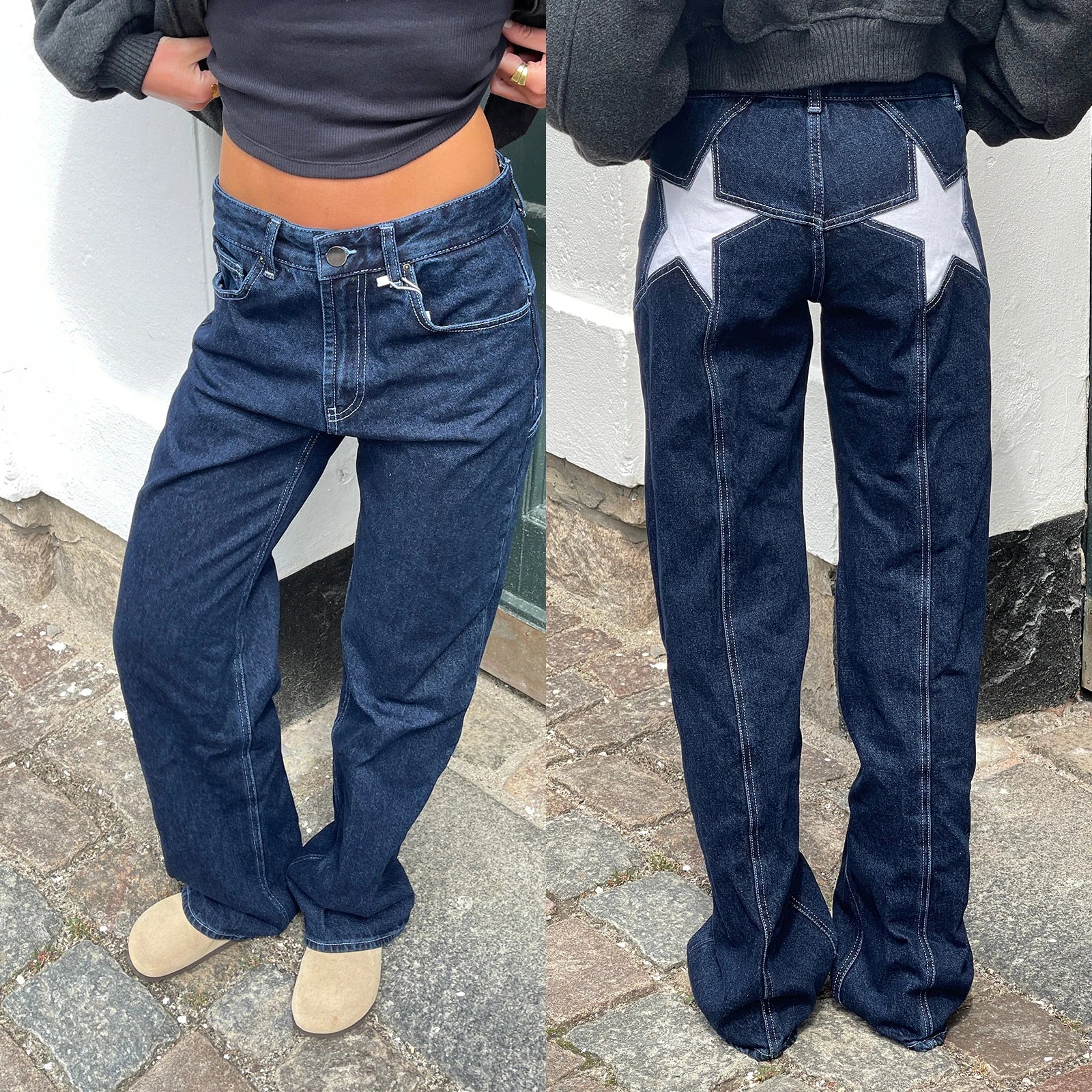Romina | Jeans med Stjernedetaljer