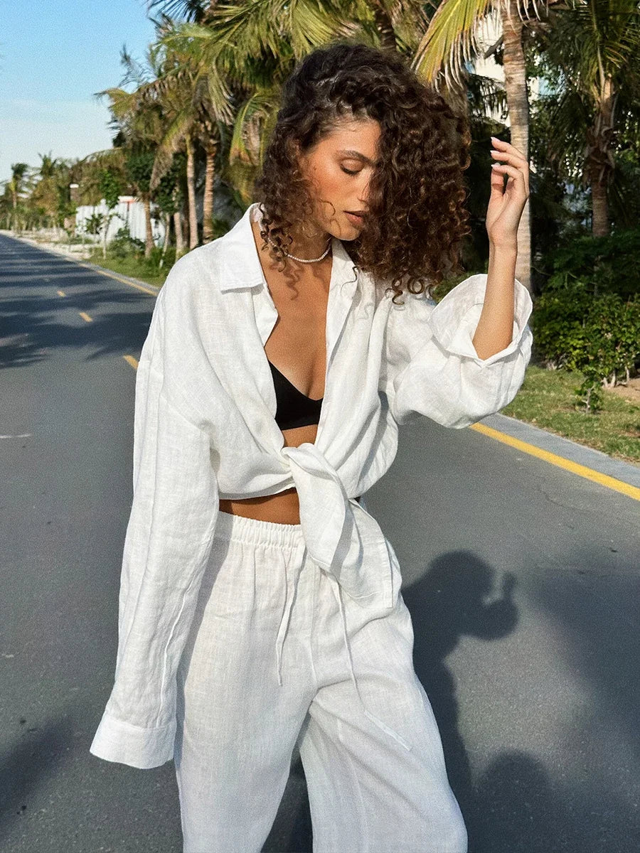 Elaine | Luftigt Loungewear-sæt med Løs Pasform