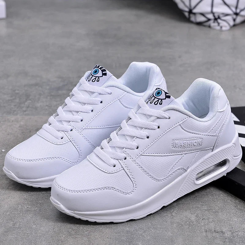 Ivory | Komfortable Sneakers med Høj Sål
