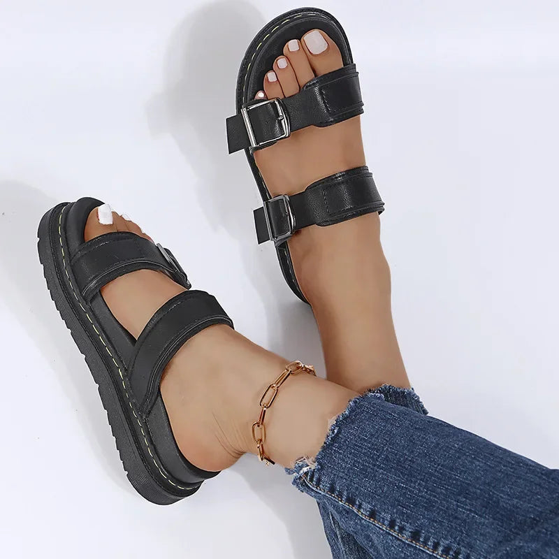 Miranda | Stilfulde Spænde Sandaler