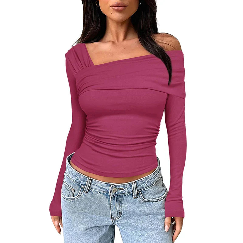 Megan™ | Chic Langærmet T-Shirt