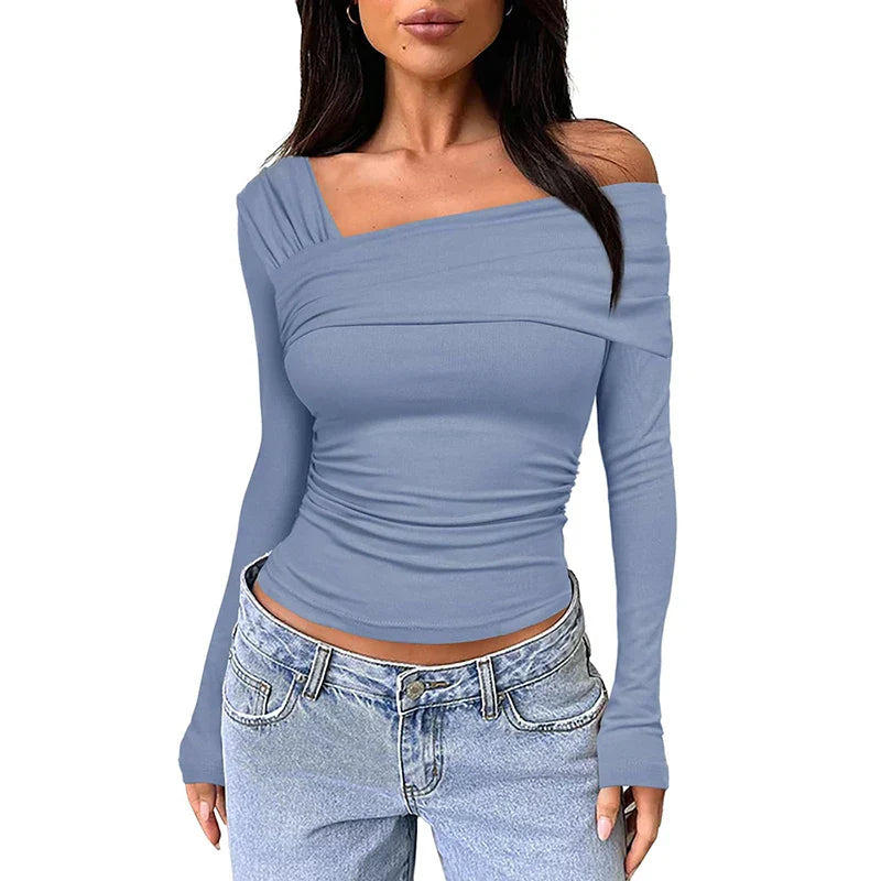 Megan™ | Chic Langærmet T-Shirt