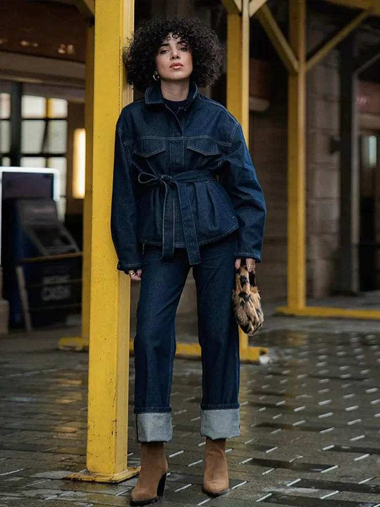Niva | Denim Bælte Sæt