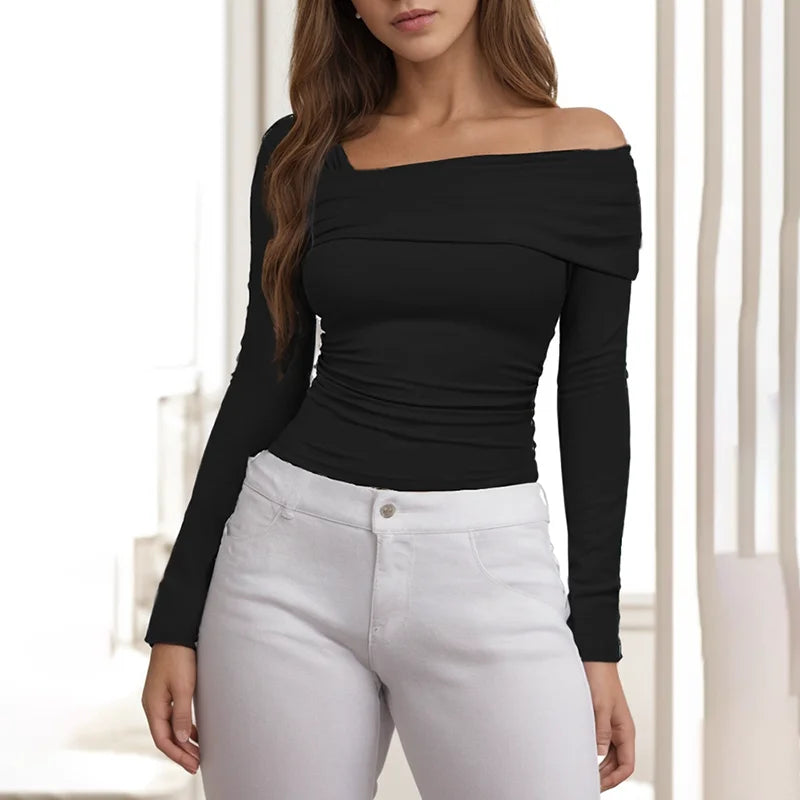 Megan™ | Chic Langærmet T-Shirt