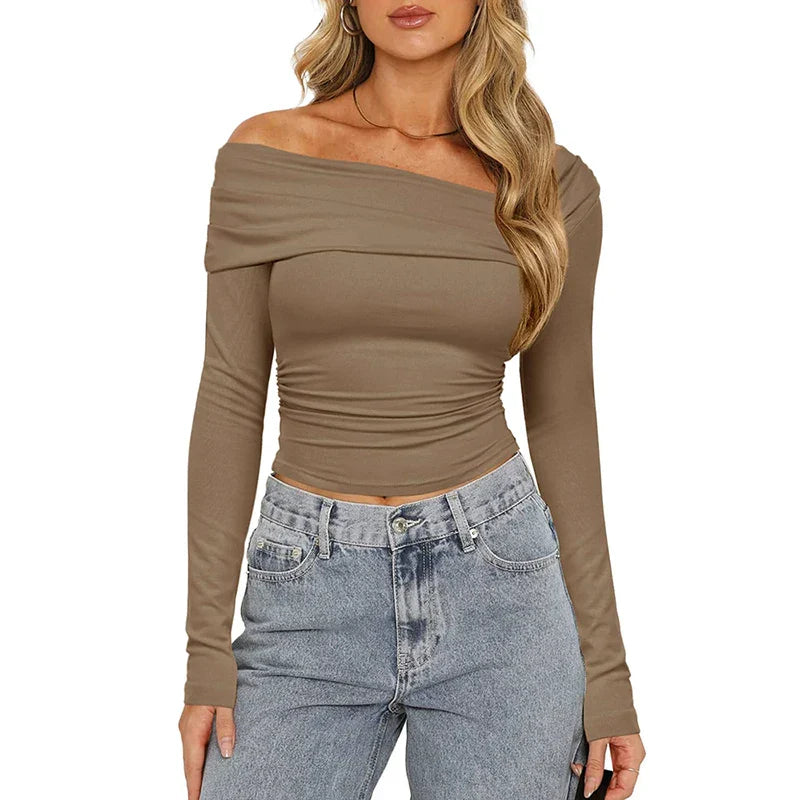 Megan™ | Chic Langærmet T-Shirt