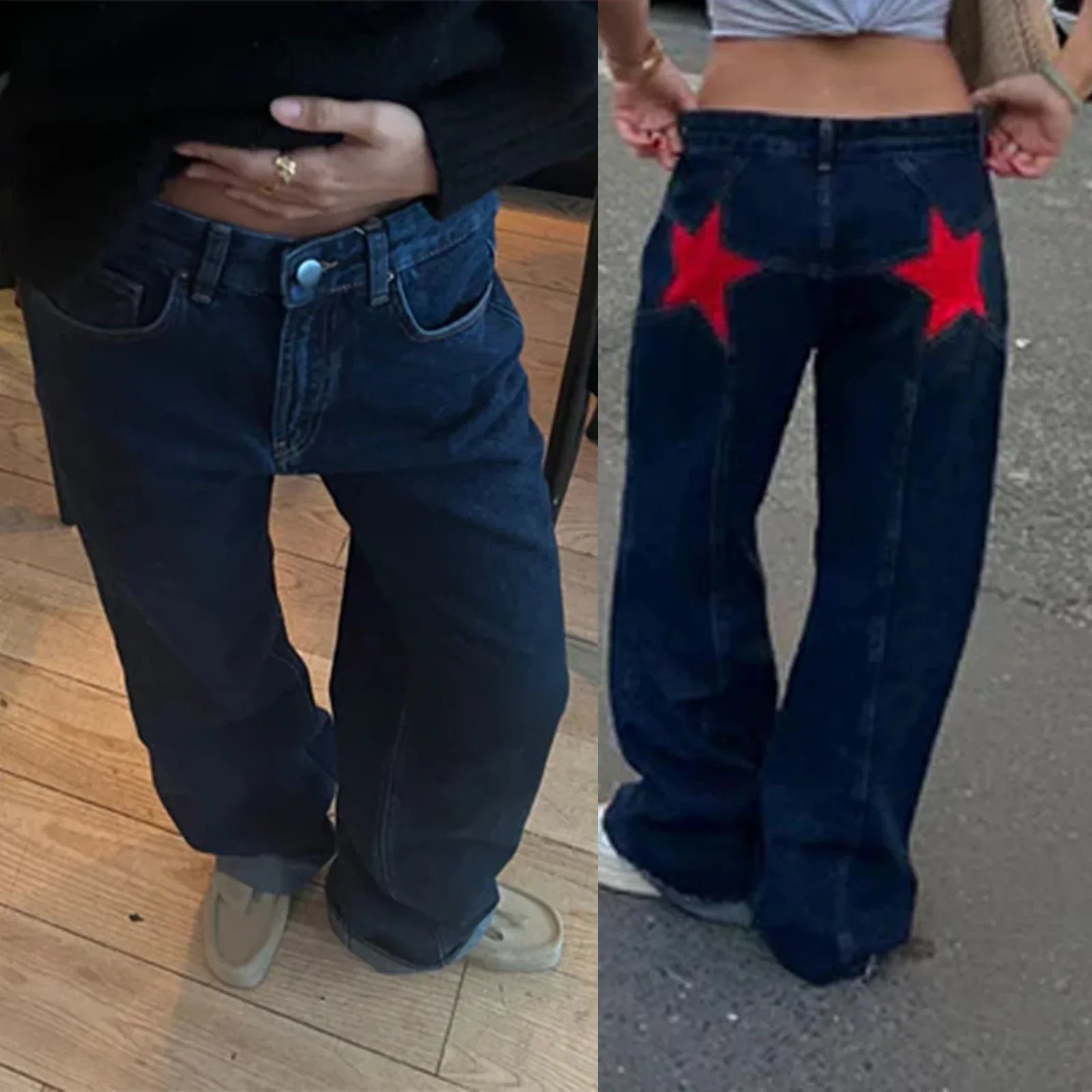 Romina | Jeans med Stjernedetaljer