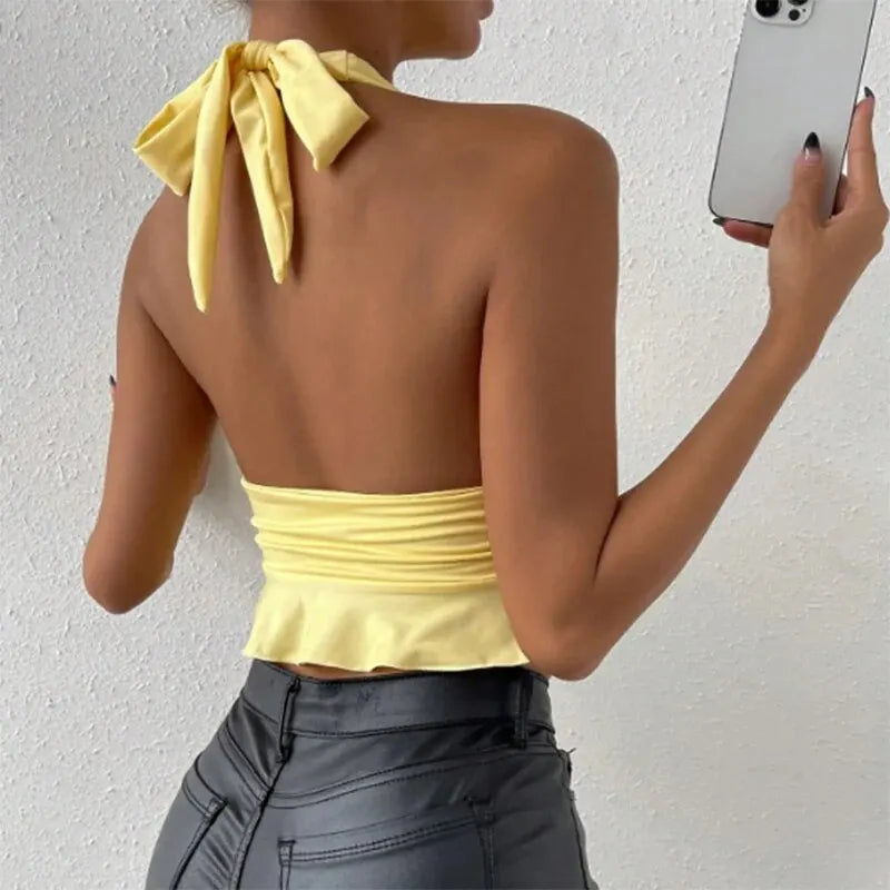 Selena™ | Figursyet Dyb V-hals Top