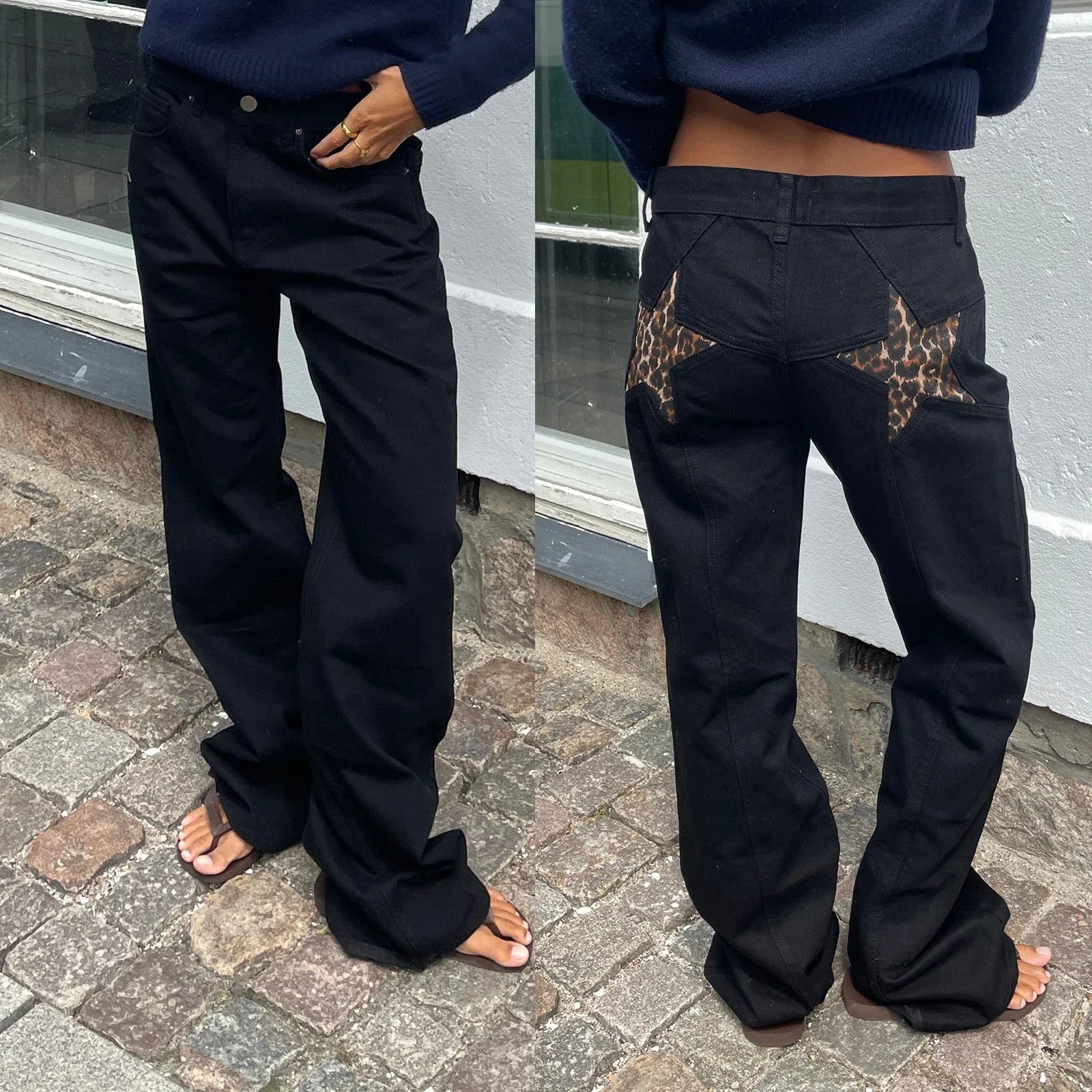Romina | Jeans med Stjernedetaljer