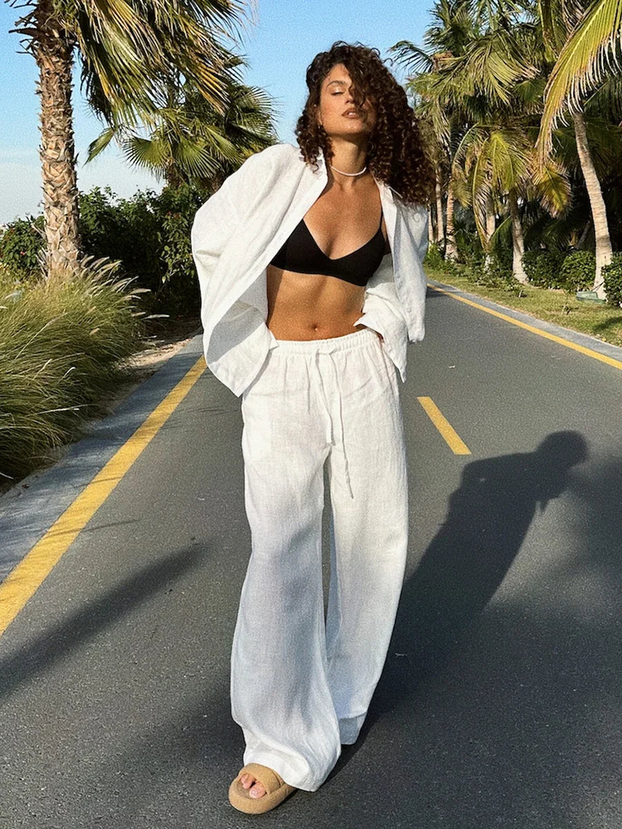 Elaine | Luftigt Loungewear-sæt med Løs Pasform