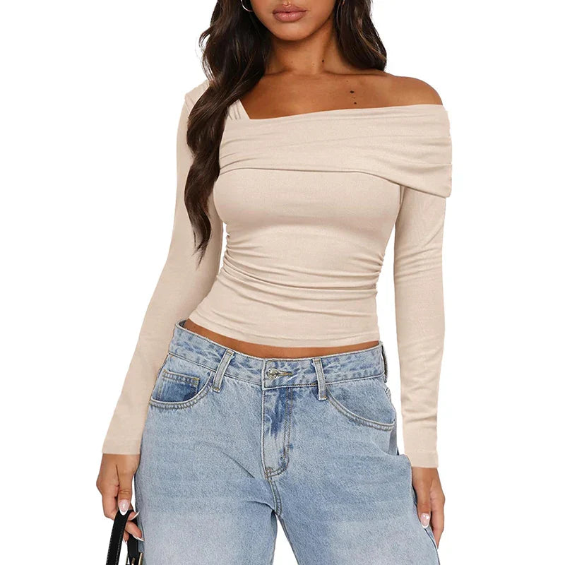 Megan™ | Chic Langærmet T-Shirt