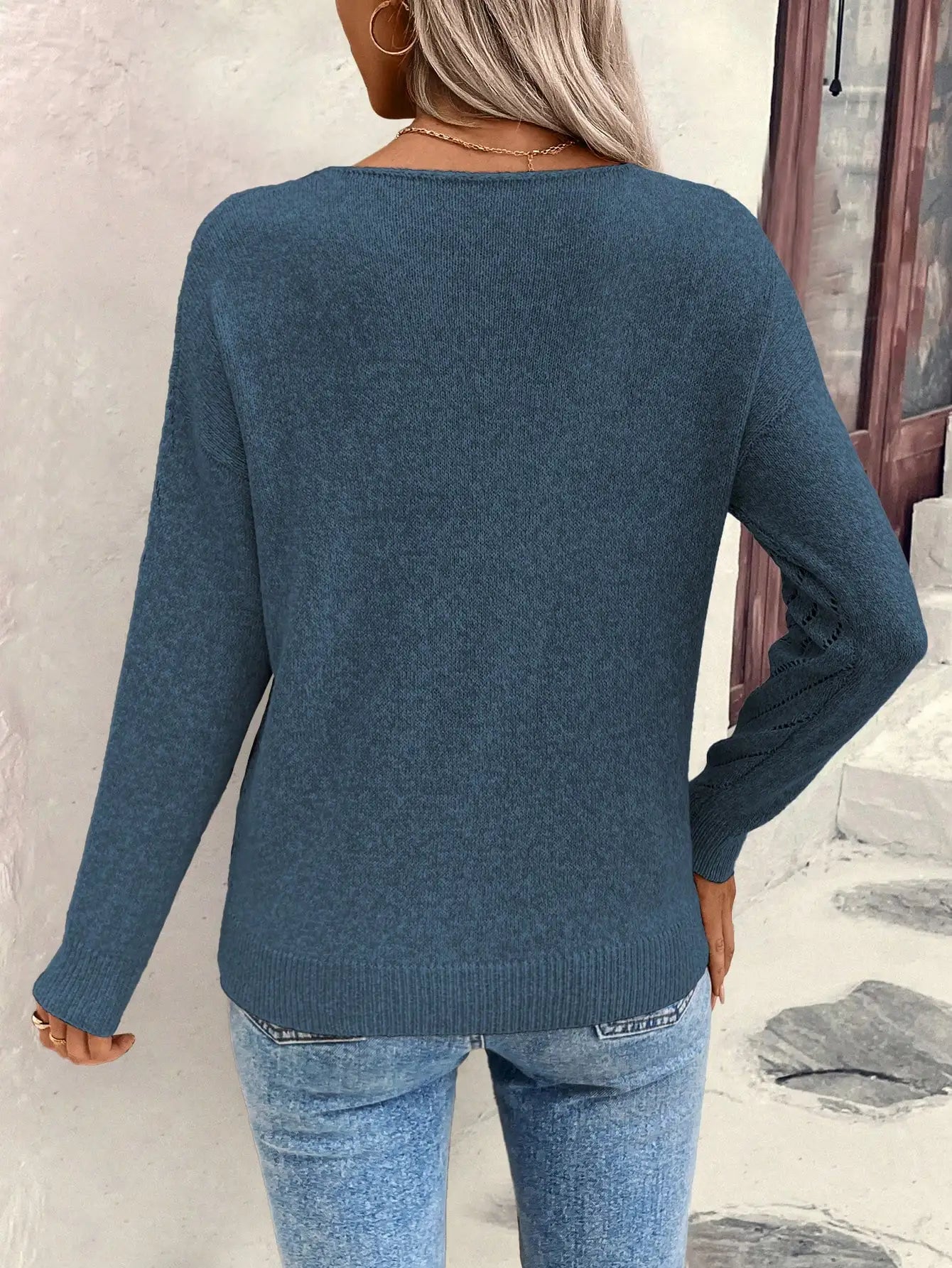 Blythe | Casual trøje med V-hals