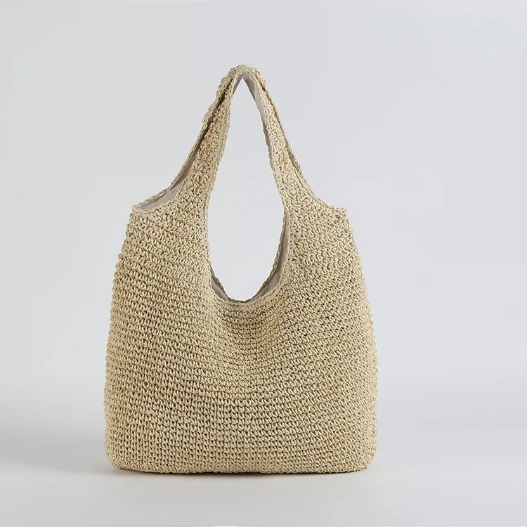 ASHLEY™ | Chic Rattan Skuldertaske