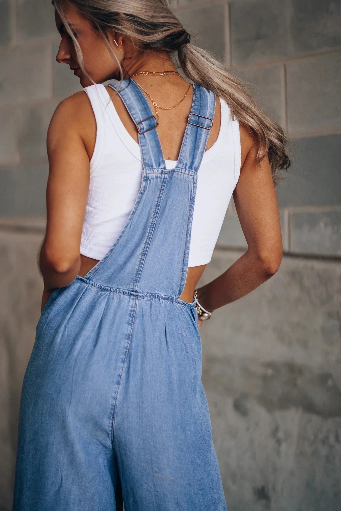 Zarah™ | Denim Buksedragt