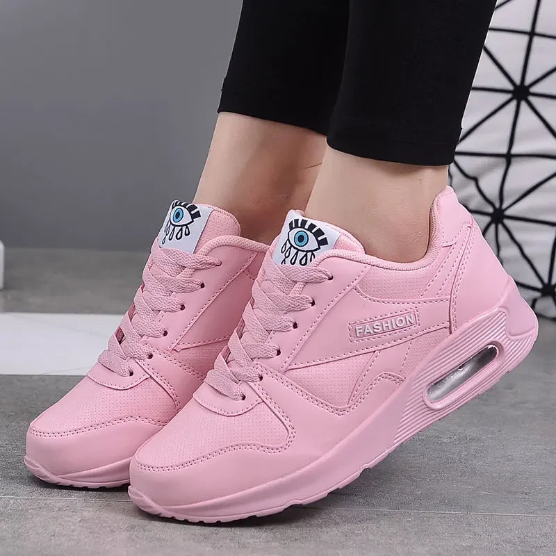 Ivory | Komfortable Sneakers med Høj Sål