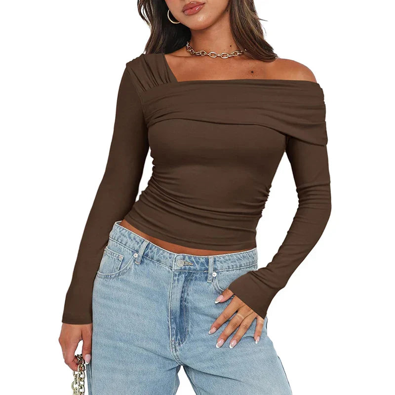 Megan™ | Chic Langærmet T-Shirt