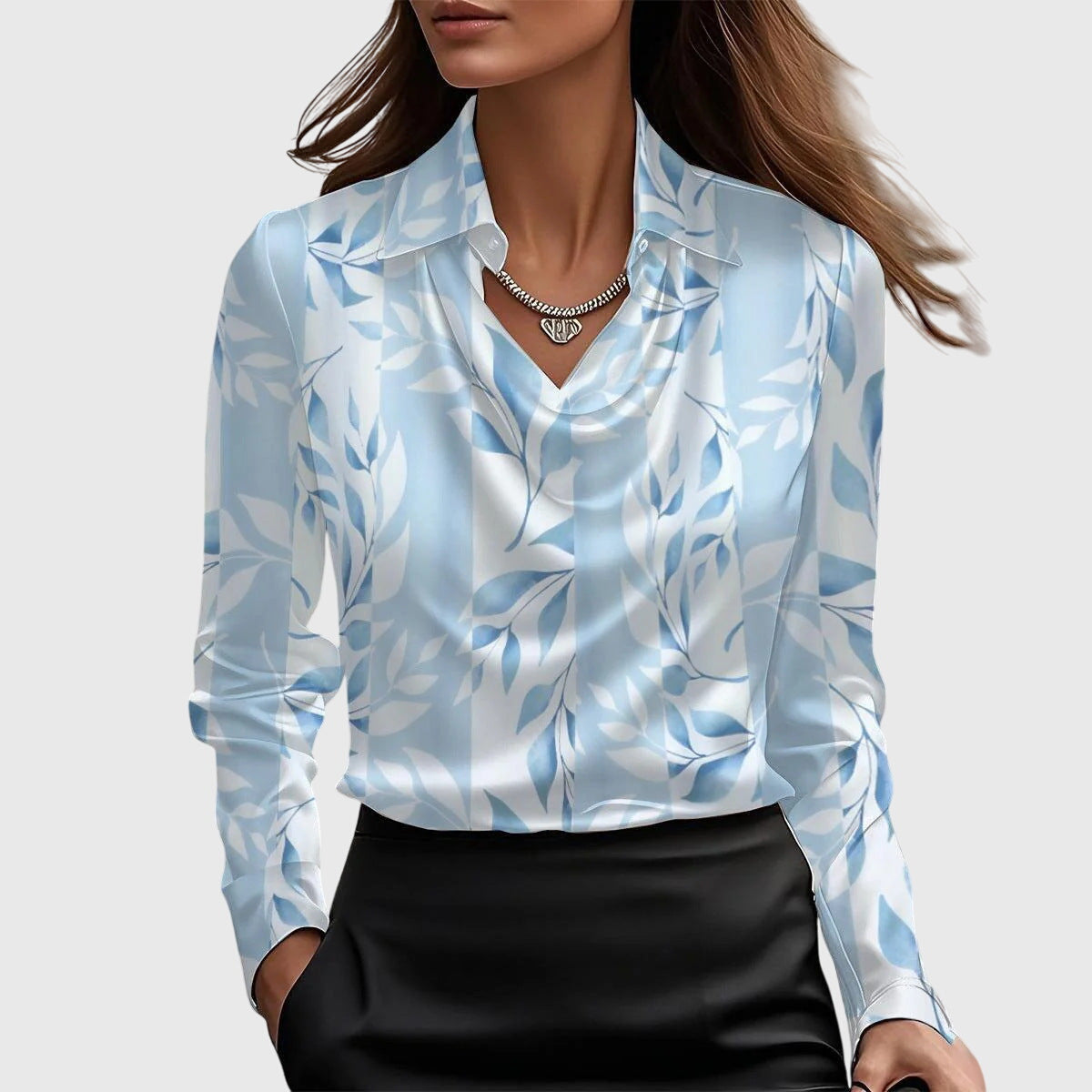 HELENE™ | Silkeblød satinbluse