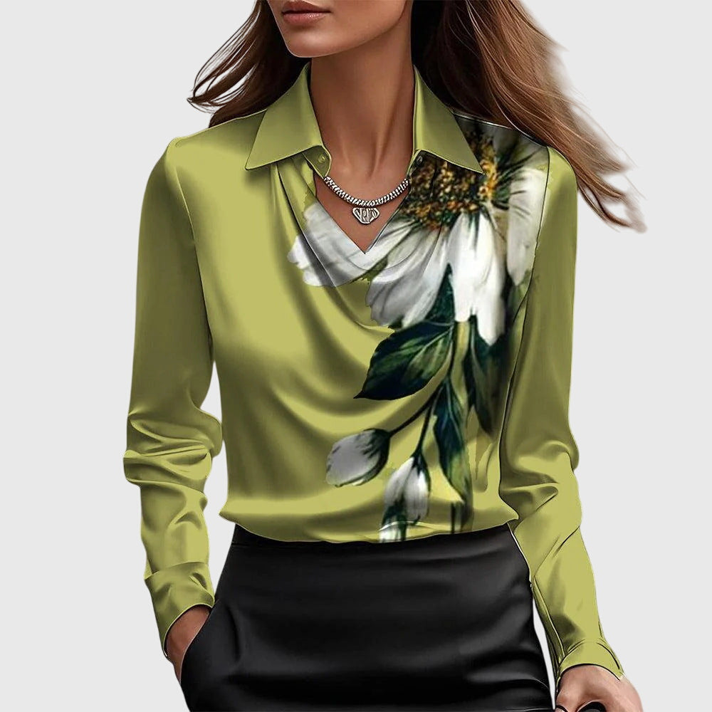 HELENE™ | Silkeblød satinbluse