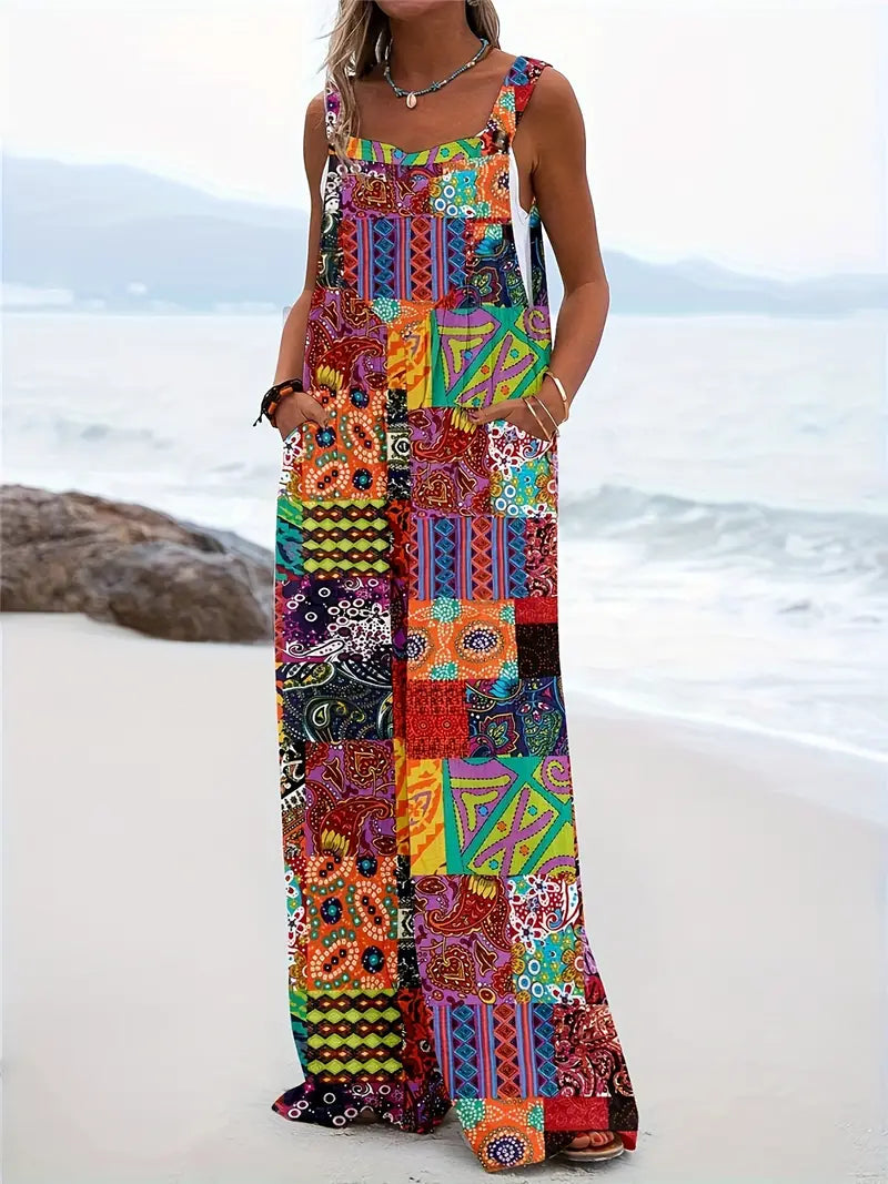 Novi™ | Jumpsuit med farveblokke