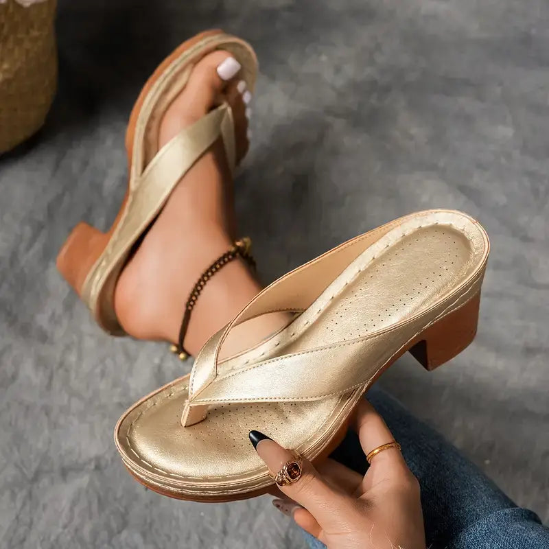 Maiken | Ortopædiske Slippers med Hæl