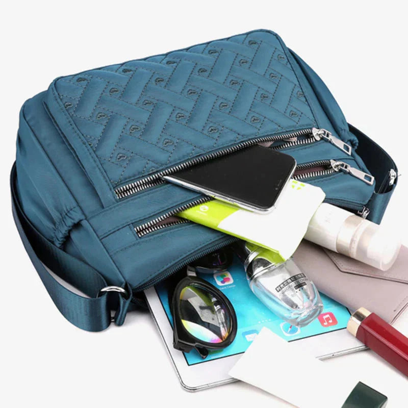 Nielsen™ | Nylon skuldertaske med budbringer