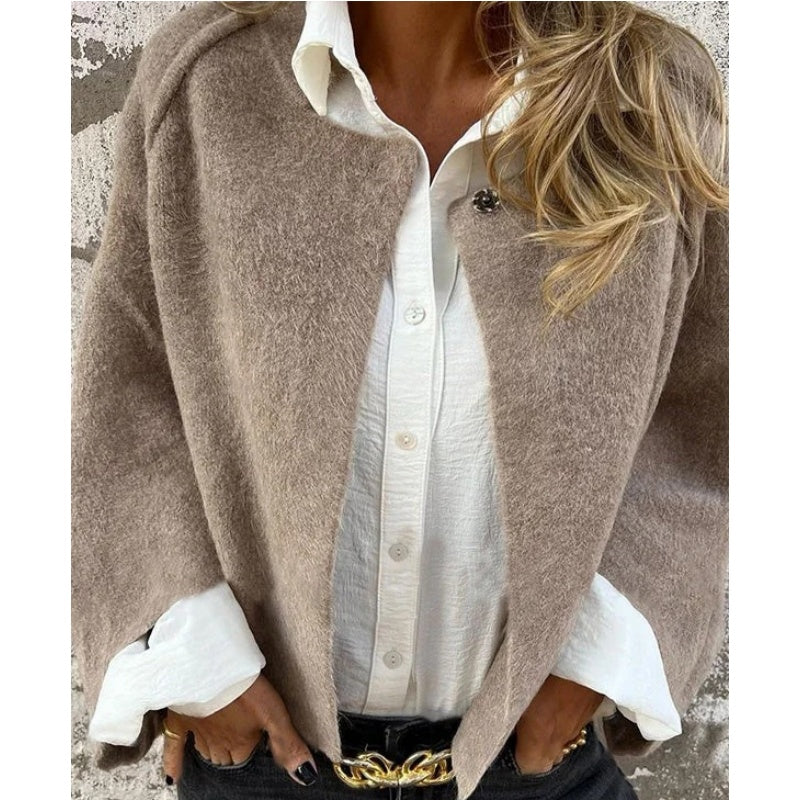 MARTINE™ | uldmix jakke-cardigan