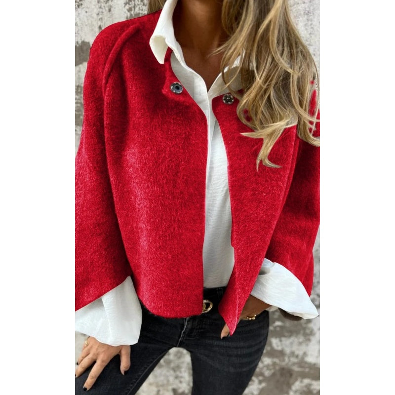 MARTINE™ | uldmix jakke-cardigan