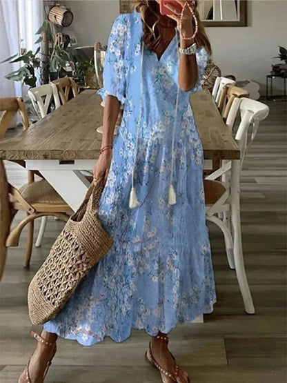 Stine | Boho-inspireret A-linje Kjole
