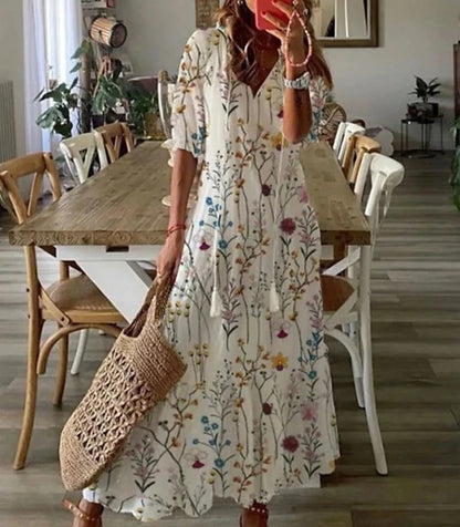 Stine | Boho-inspireret A-linje Kjole