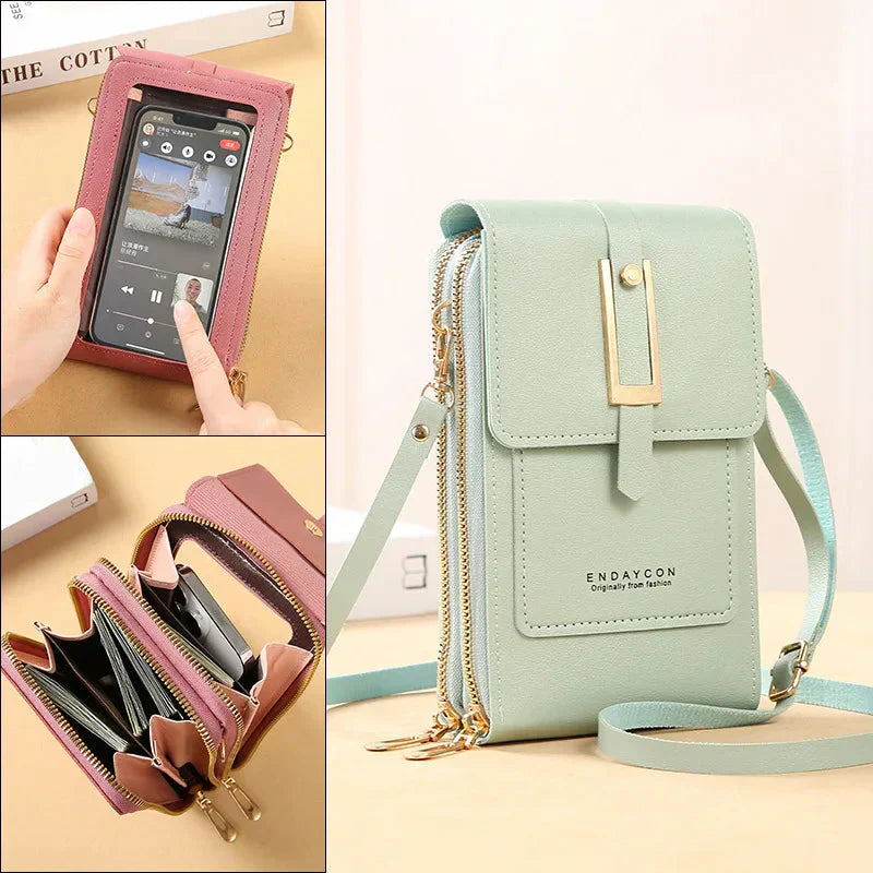 Nielsen™ | Crossbody-tasker med mobiltelefon