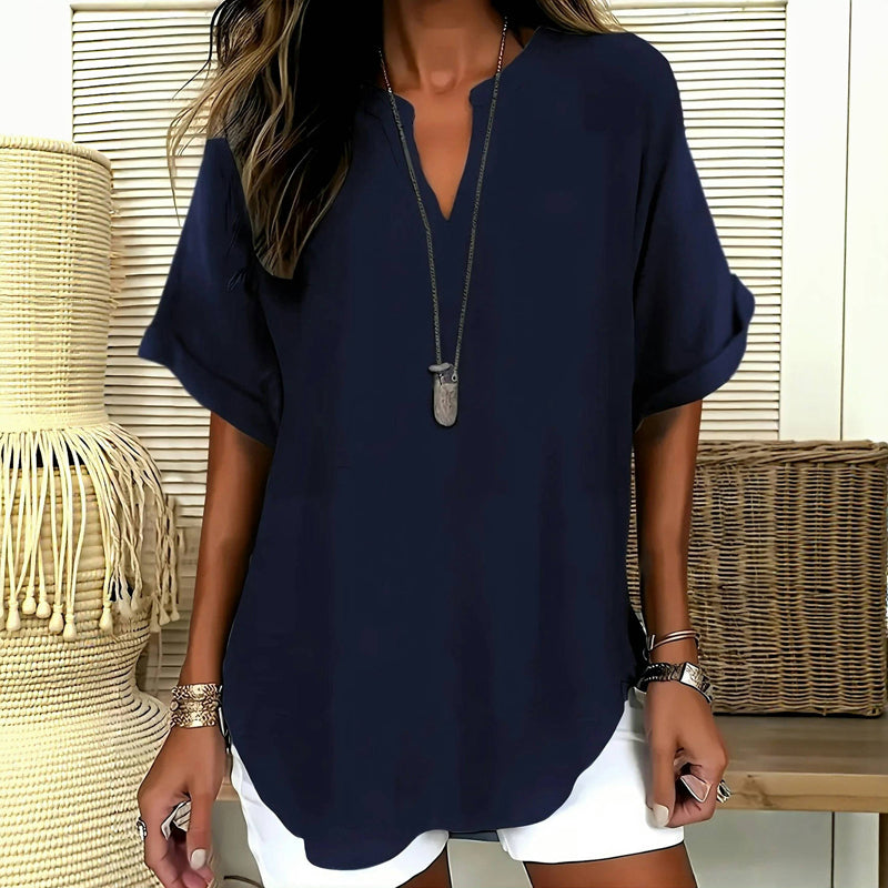 RIE™ |Bluse i let materiale
