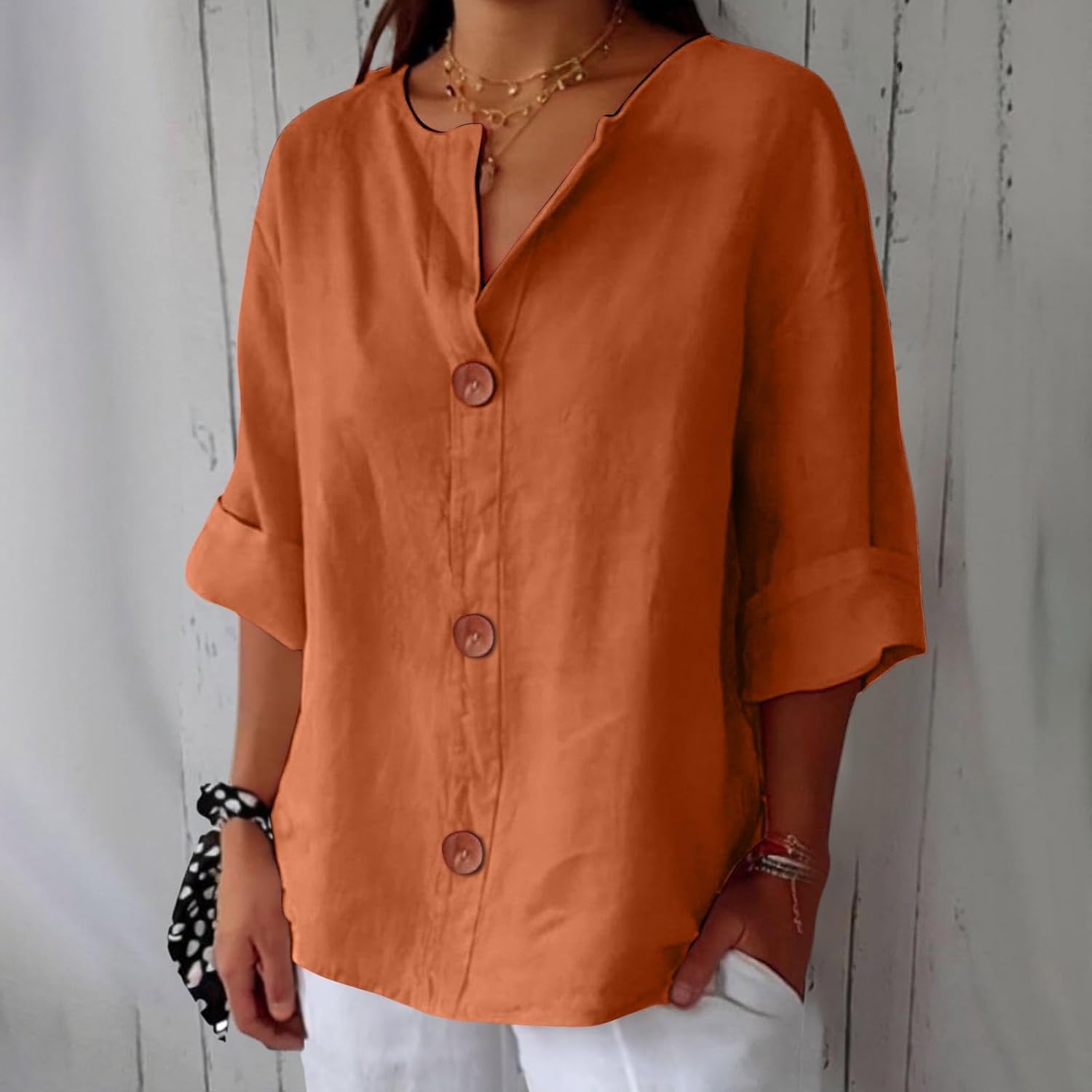Vivian™ | Afslappet linnebluse for tidløs elegance