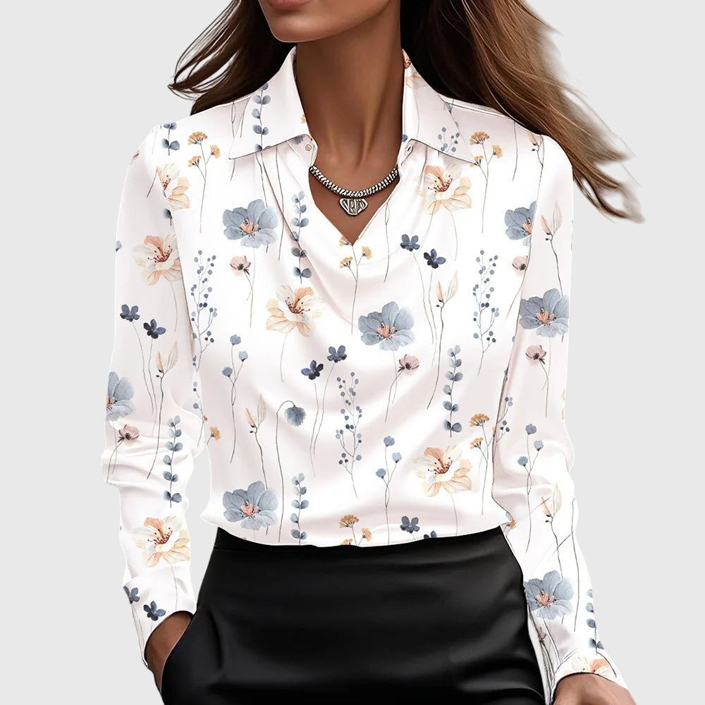 HELENE™ | Silkeblød satinbluse