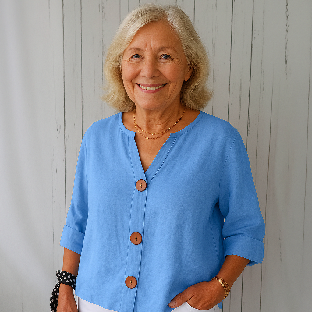 Vivian™ | Afslappet linnebluse for tidløs elegance