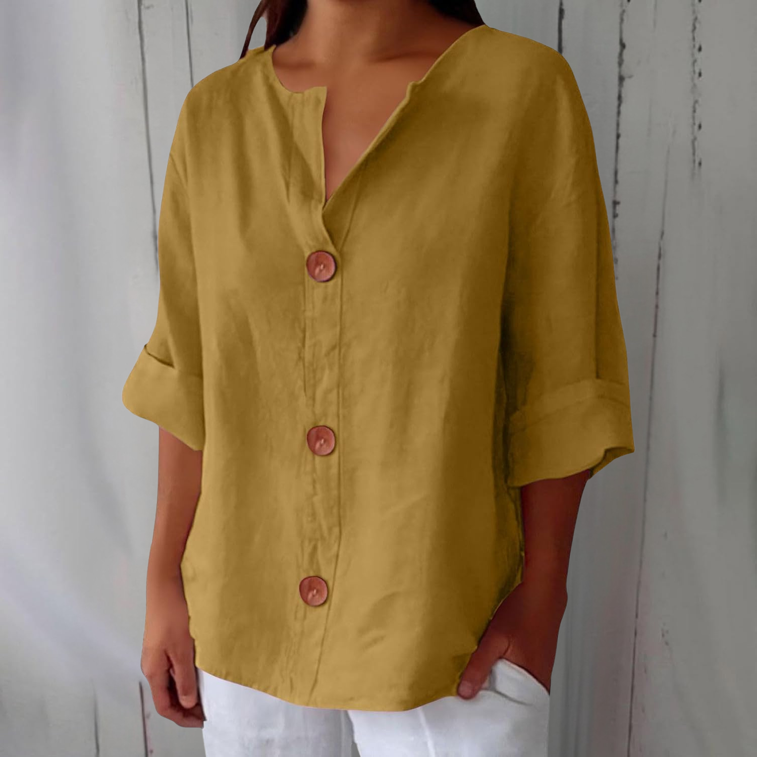 Vivian™ | Afslappet linnebluse for tidløs elegance
