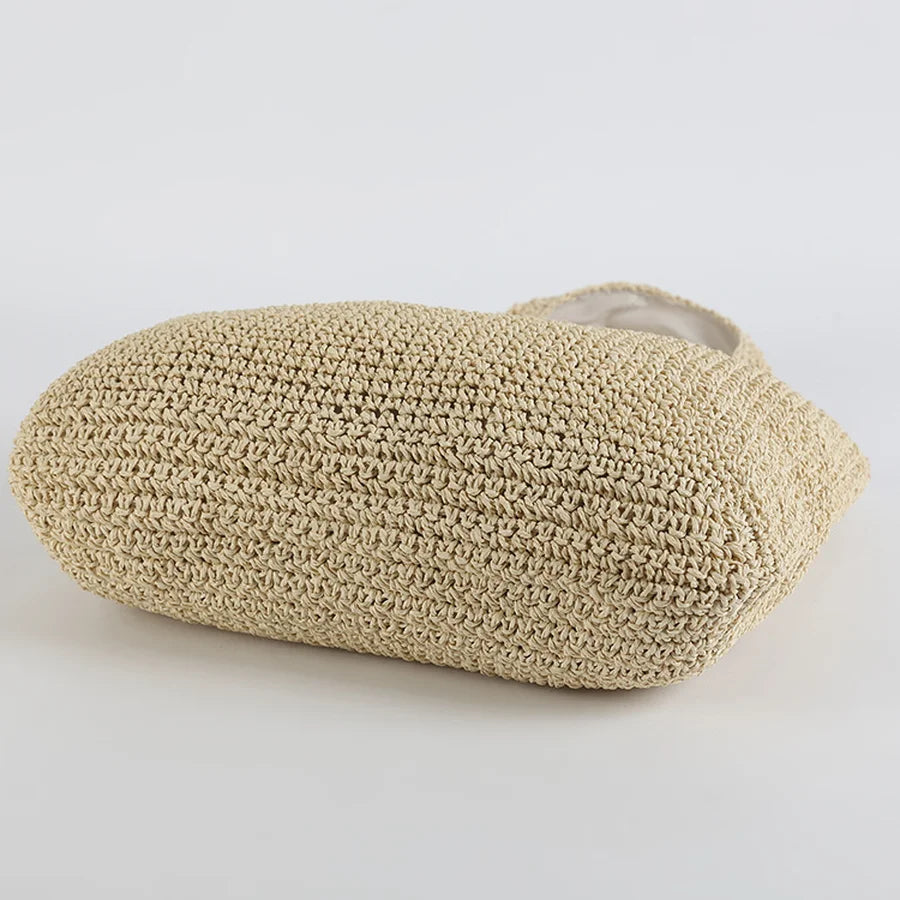 ASHLEY™ | Chic Rattan Skuldertaske