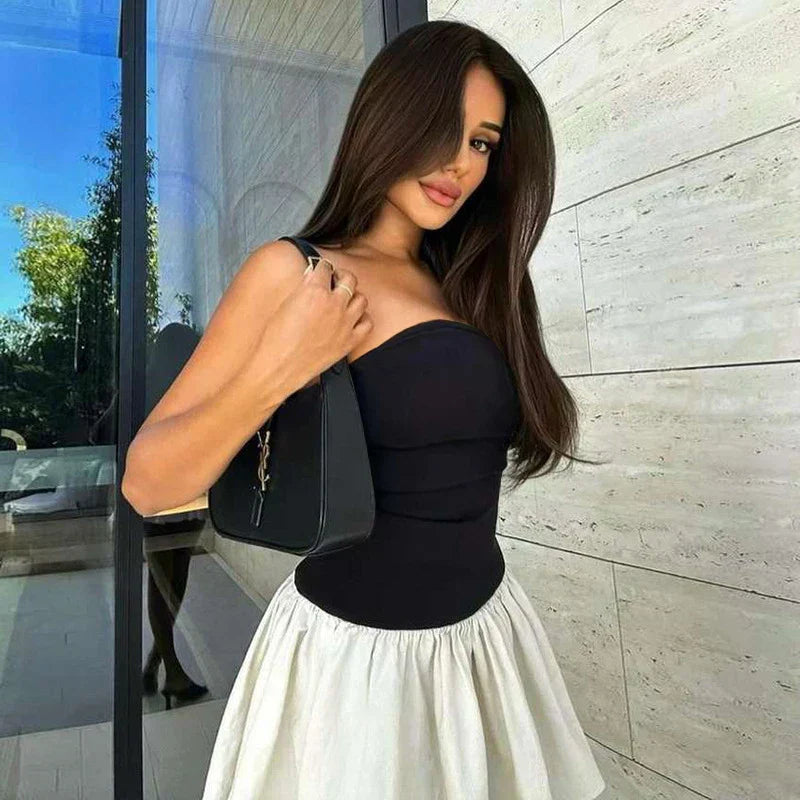 Lydia™ | Strapless mini kjole